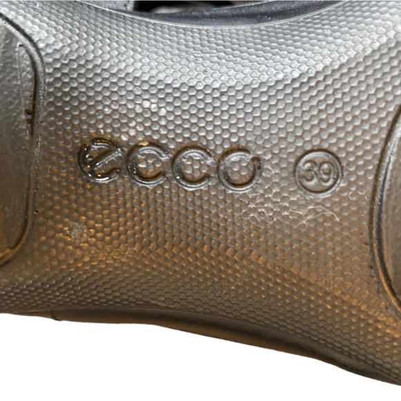 Ecco black leather open toe ankle strap strappy sandals size 39 - Picture 6 of 9